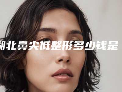 湖北鼻尖低整形多少钱是多少(2025年09月鼻尖低整形均价为:4581元)