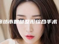 廊坊市眼部整形综合手术医院排名榜刚刚更新-三河市燕郊那美医疗整形排在前七位