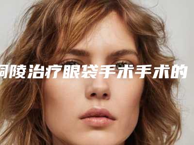 铜陵治疗眼袋手术手术的费用的因素有哪些